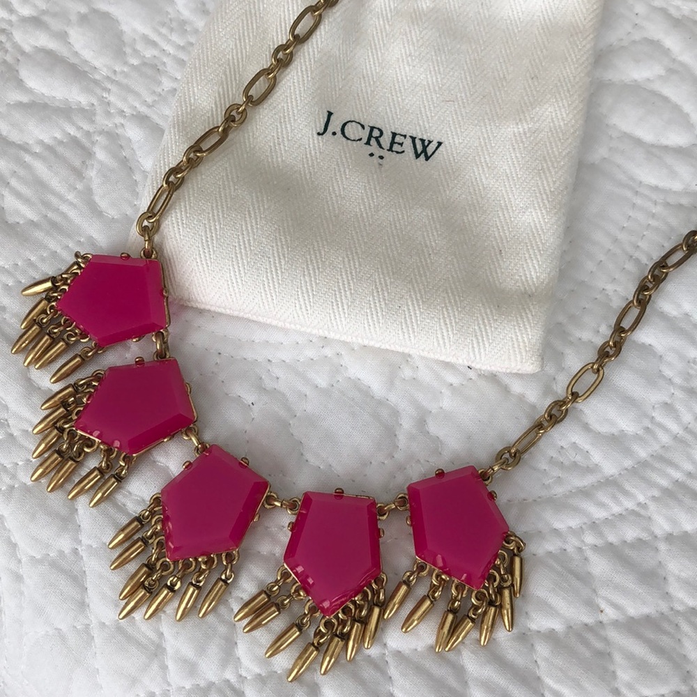 J.Crew Factory Magenta Necklace